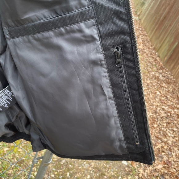 Harley-Davidson Pocket System Leather Textile Vest Size Large - Picture 7 of 12